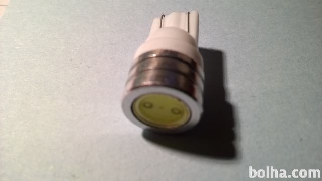 LED Žarnica T10 W5W SMD 12V Xenon bela