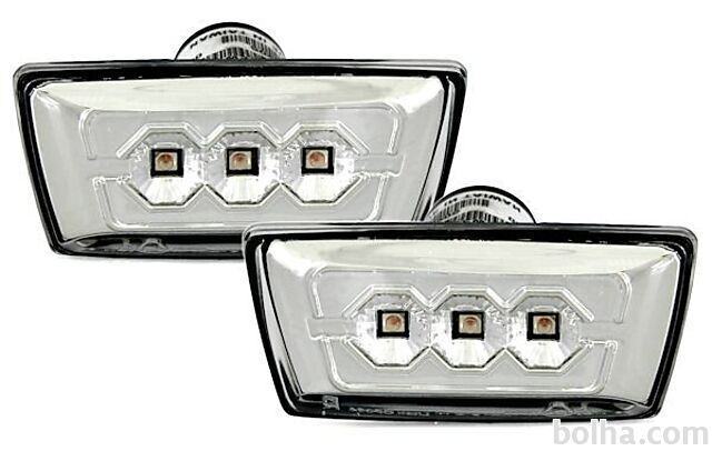 Stranski LED smerniki Opel Astra H, Insignia krom