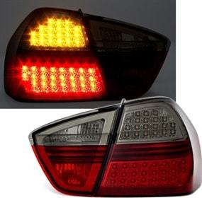 Zadnje LED luči BMW E90 Limo 05-08 rdeče-smoke V1
