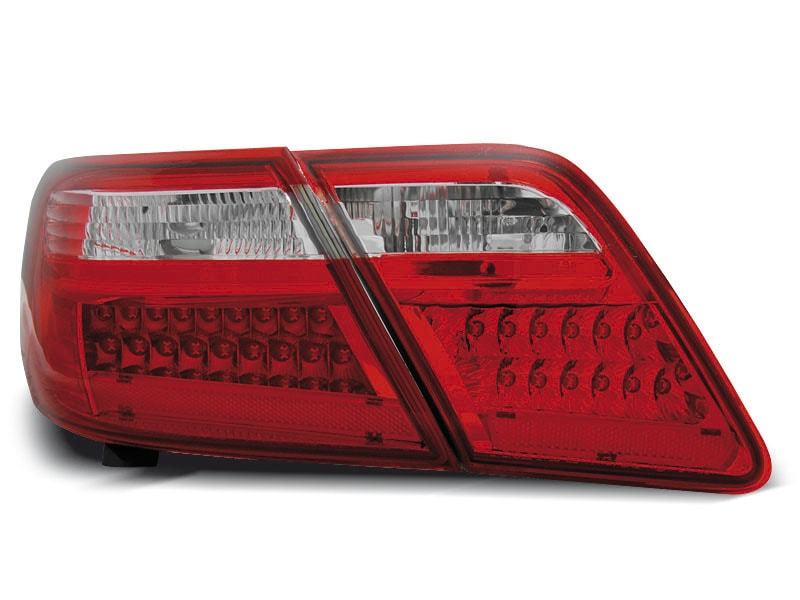 Zadnje LED luči Toyota Camry 6 XV40 06-09 rdečo-bele