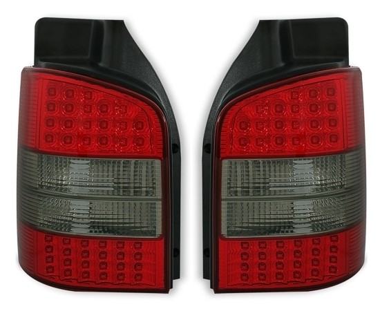 Zadnje LED luči VW T5 03-09 rdeče-smoke