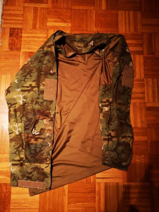 Airsoft Majica Mil-tec warrior - XL - multicamo + olive hlače št 31