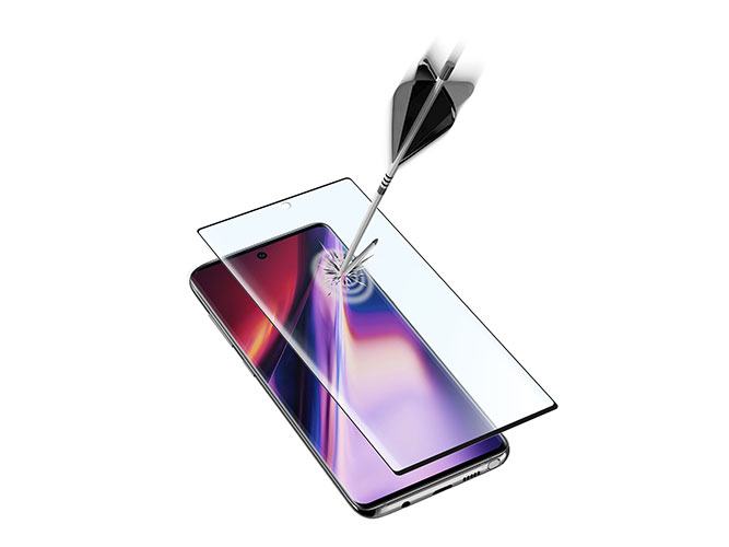 CellularLine zaščitno steklo za Samsung Note 10, črno