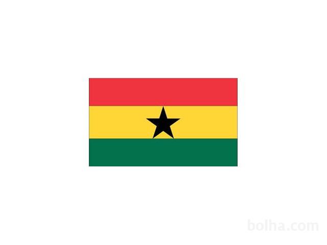 Zastava GANE - Ghana - nova (velikost 90 x 150 cm)