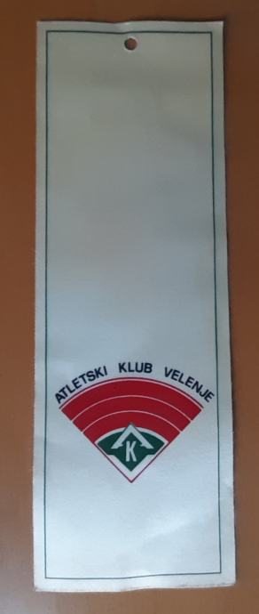 Zastavica Atletski klub Velenje 85x250mm