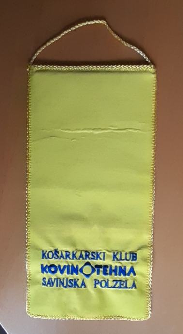 Zastavica Košarkarski klub KK Kovinotehna Savinjska Polzela 125x245mm