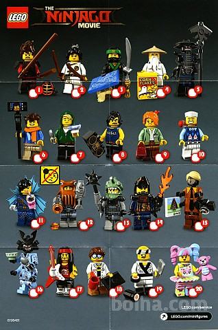 LEGO Ninjago minifigures / minifigure, nov komplet