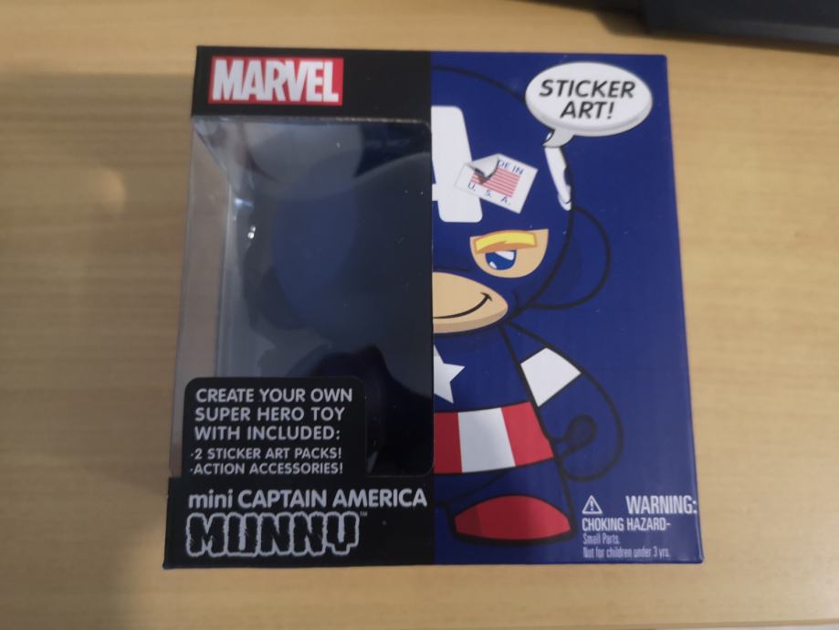 NOVA Marvel Mini Munny vinilna figura Captain America