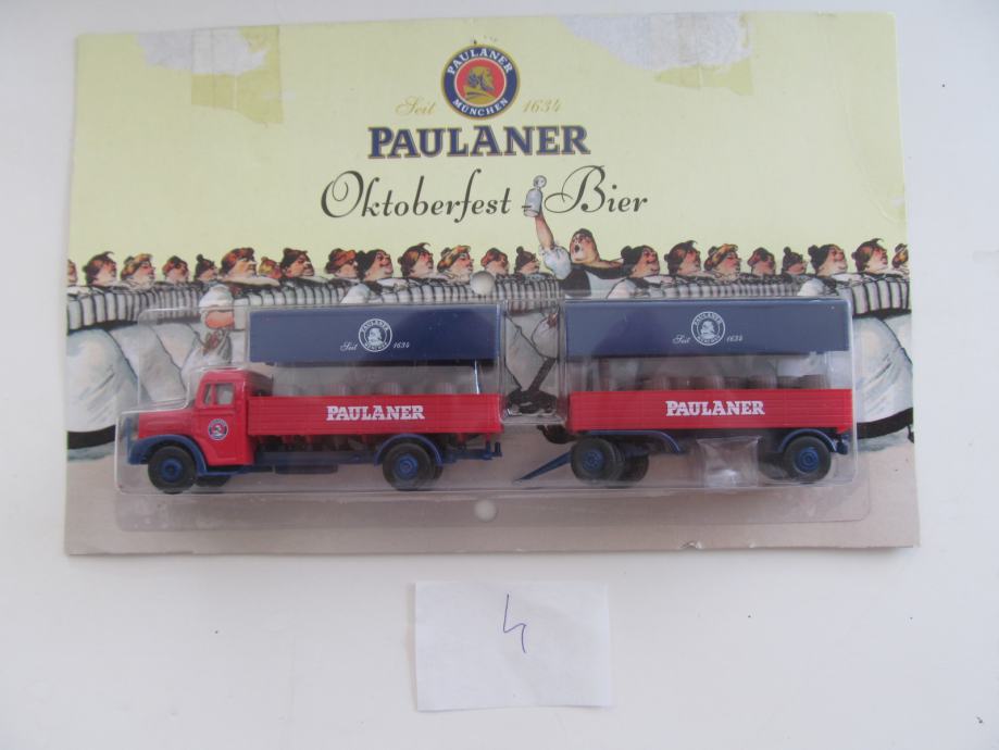 Modeli tovornjakov PAULANER PIVO- M 1:87