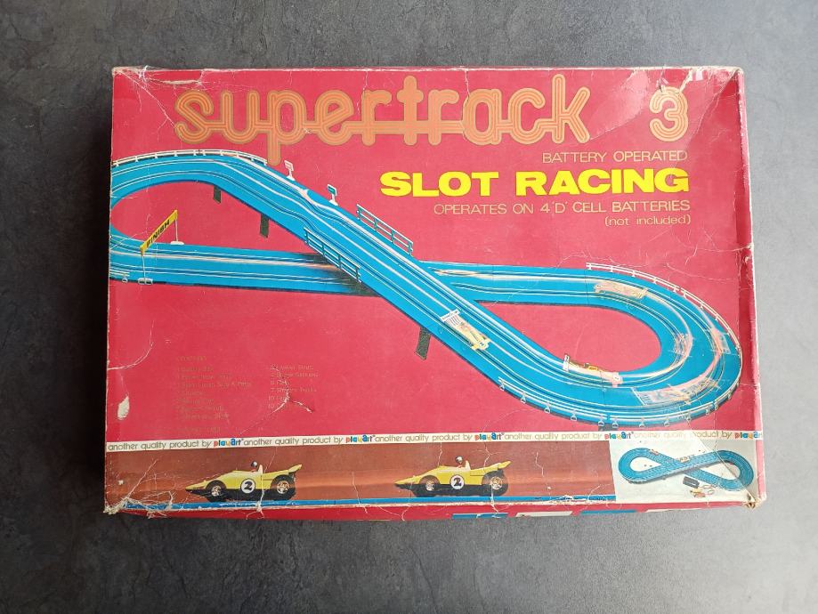 supertrack 3 Slot Racing vintage dirkalna steza
