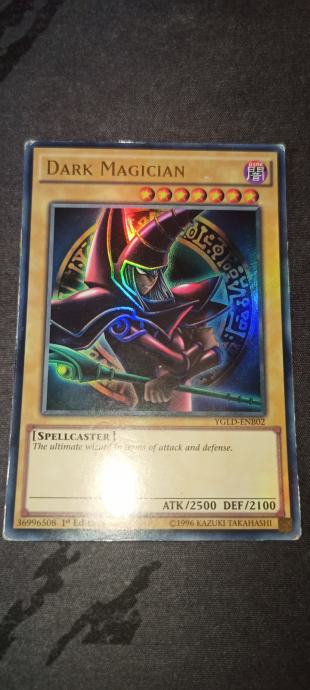 YU-GI-OH! Dark Magician Karte – Ultra Rare, 1. Edition, Aus Yugi's Legendary Decks, Sammlerkarte Für Fans