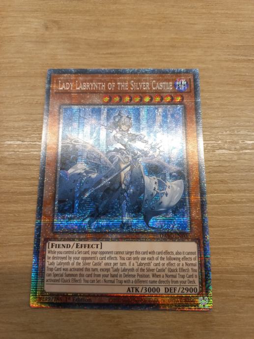 yu gi oh LADY LABRYNTH OF THE SILVER CASTLE starlight rare