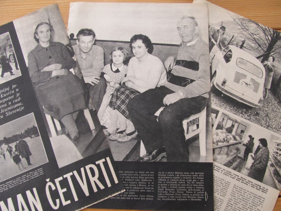 AŽMAN ČETVRTI- Reportaža o familiji AŽMAN zJESENIC z leta 1962.