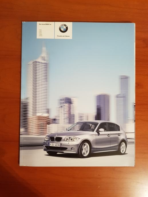 DER NEUE BMW 1ER KATALOG PROSPEKT