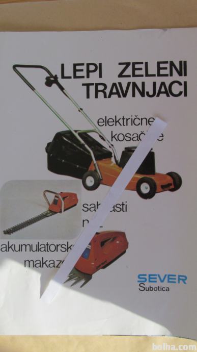 GORENJE-SEVER alati- reklama iz 1981. leta