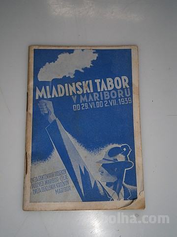 Izkaznica Mladinski Tabor v Mariboru 1939