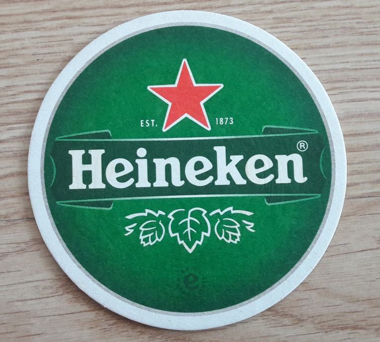 Podstavek za pivo Heineken