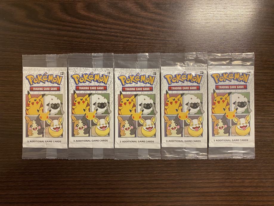 Pokemon Booster Pack General Mills 25th Anniversary