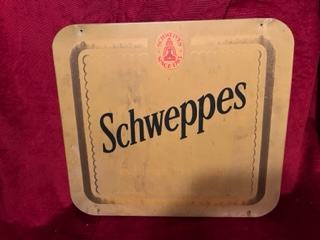 vintage reklamna tabla Schweppes