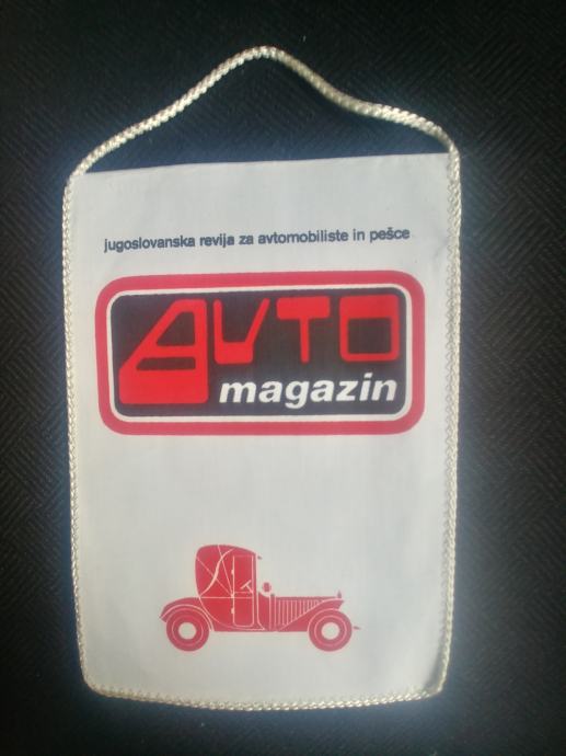 vintage zastavica revija Avto magazin, Jugoslavija
