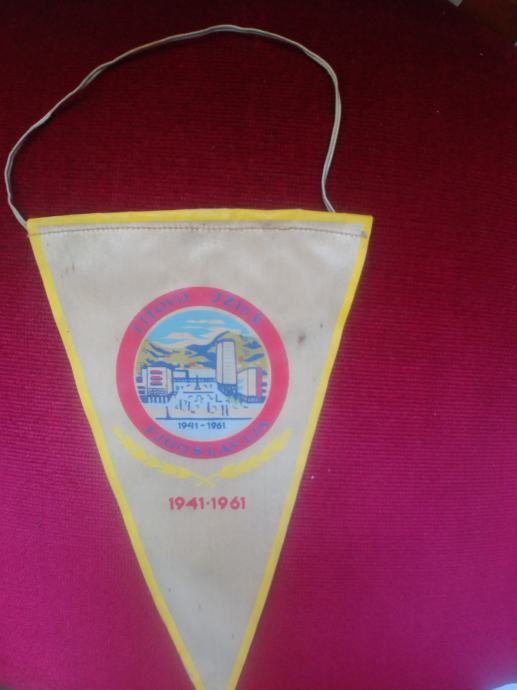 Vintage zastavica Titovo Užice, Jugoslavija