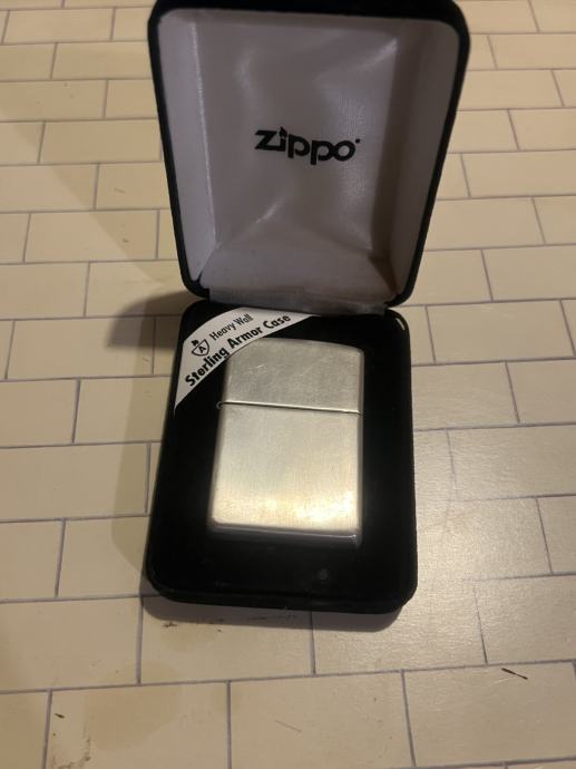 zippo sterling silver armor