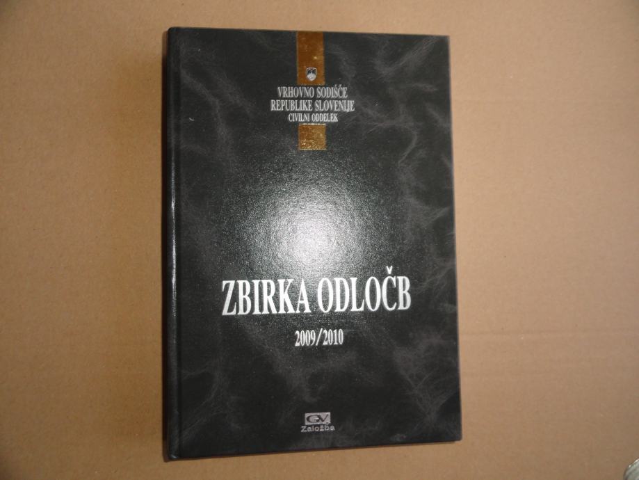 ZBIRKA ODLOČB 2009/2010, VRHOVNO SODIŠČE RS, CIVILNI ODDELEK