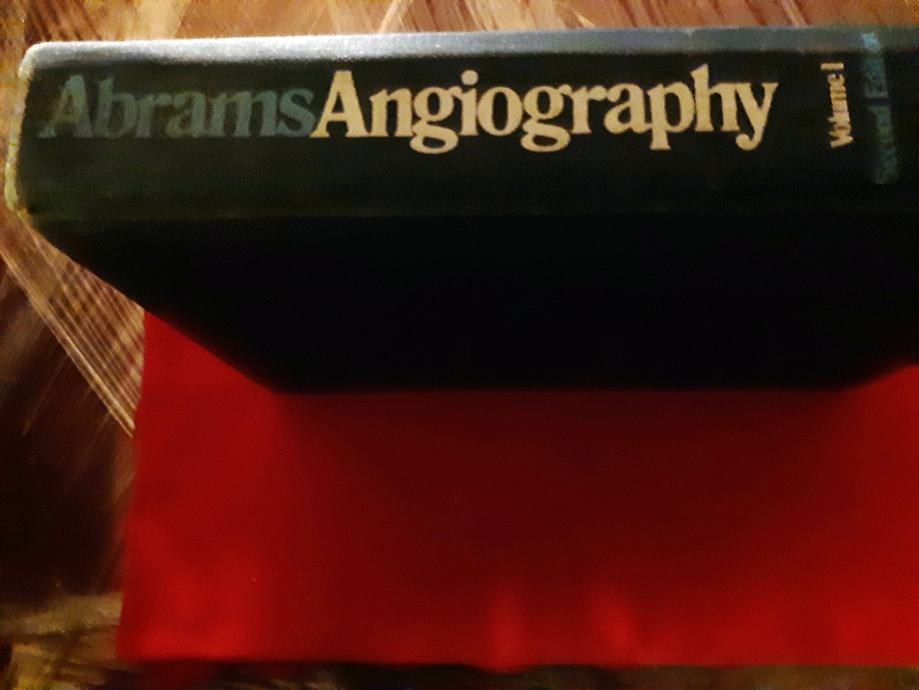 Strokovna knjiga ABRAMS ANGIOGRAPHY