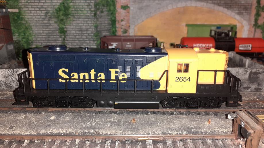 Locomotive Diesel Mehano HO - Réplique Santa Fe - Échelle HO, Occasion