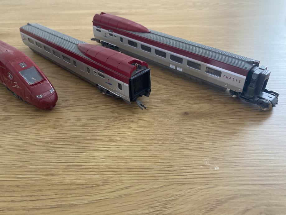 Mehano H0 - Train set (1) - TGV Thalys train set - DB, Thalys