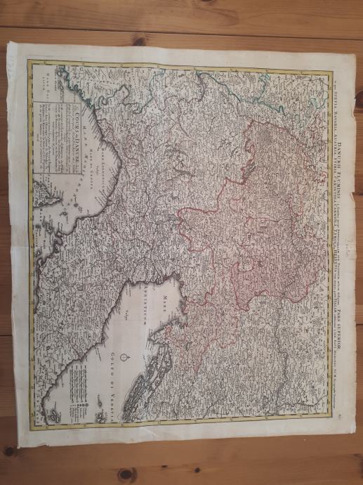 Originalen starinski zemljevid