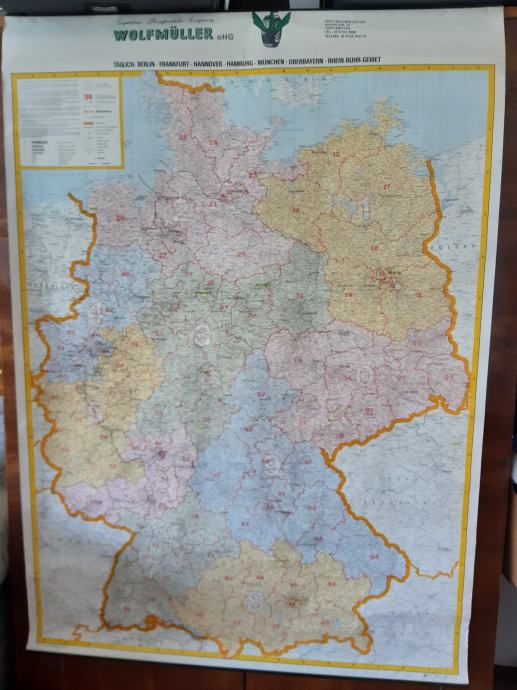 Zemljevid  Nemčije