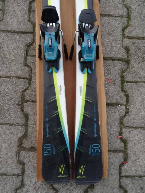 Bazar - Dámské lyže Elan Speed Magic PS délka 155 cm + ELX 11 - Ski a