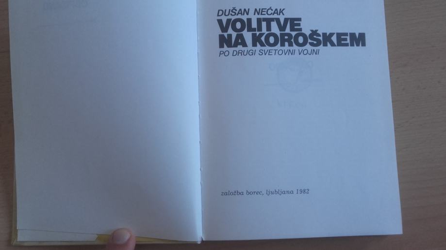 Dušan Nećak:Volitve na koroškem po drugi svetovni vojni