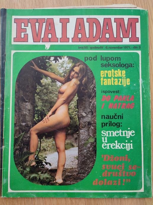 Eva i Adam magazin erotična revija 1971 erotika Jugoslavija retro seks