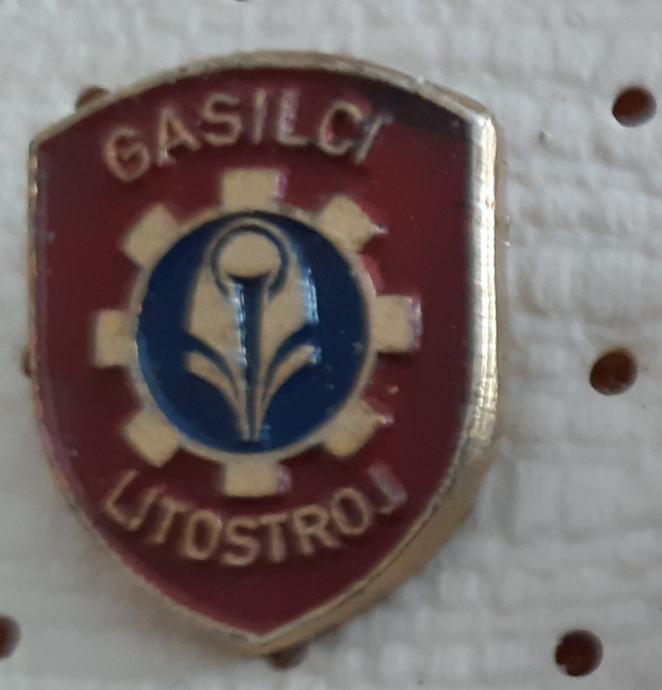 Gasilska značka Gasilci Litostroj