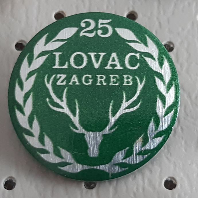 Lovska značka Lovac Zagreb 25 let