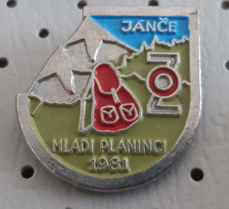 Planinska značka Mladi planinci Janče 1981