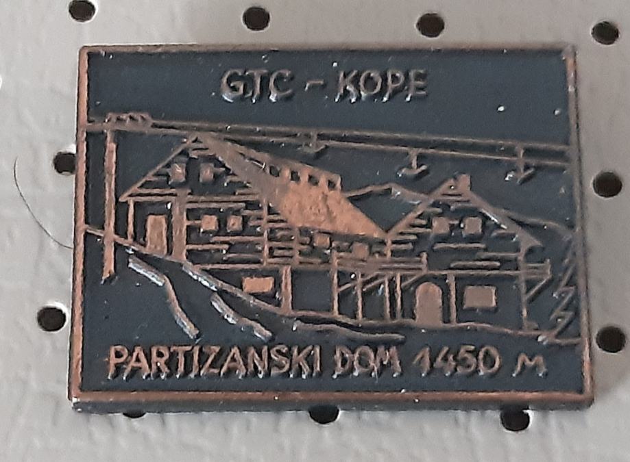 Planinska značka Partizanski dom 1450m GTC Kope II.