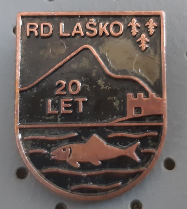 Ribiška značka RD Laško 20 let