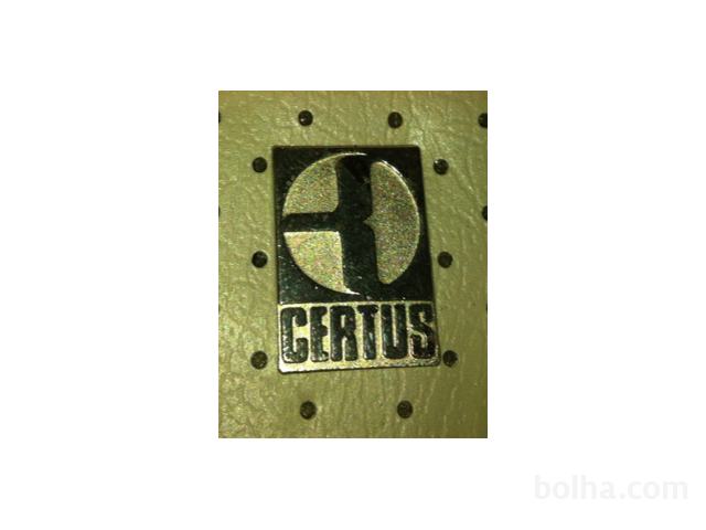 Starinska značka CERTUS, naprodaj