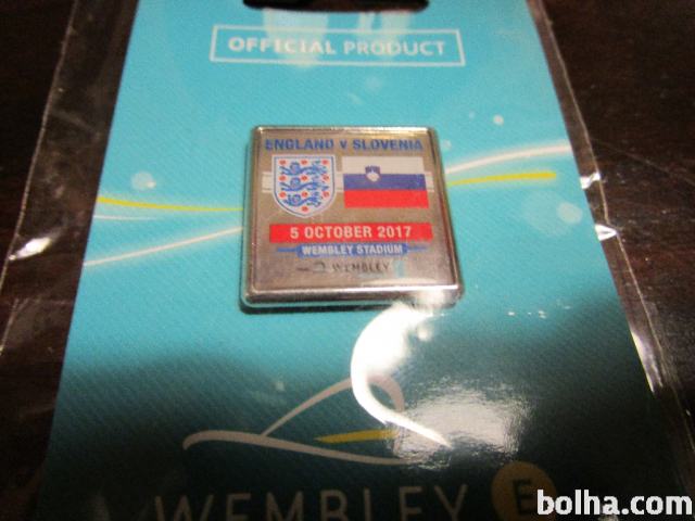 Uradna značka, nogomet, Slovenija vs Anglija 2017, Wembley