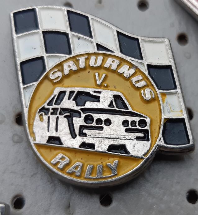 Značka 5. Rally Saturnus 1982 rumena