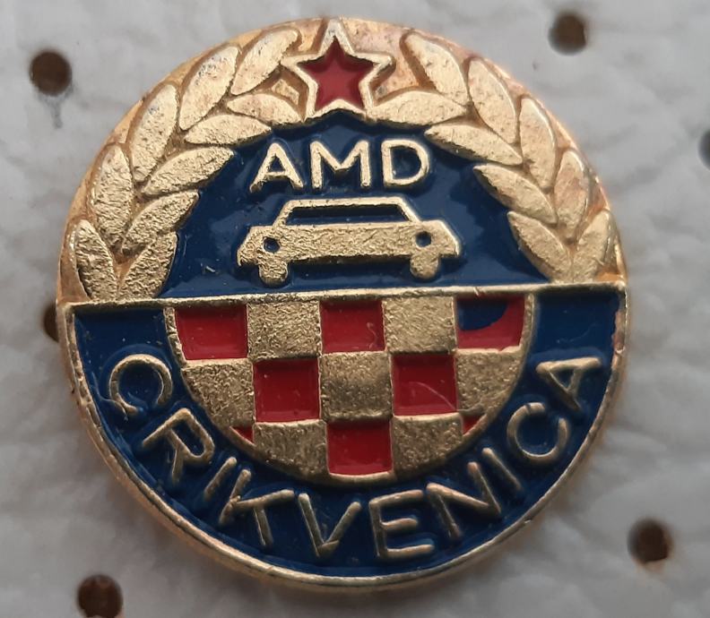 Značka AMD Crikvenica Avto moto društvo