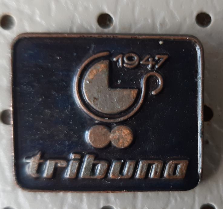 Značka Otroški voziček Tribuna 1947 črna