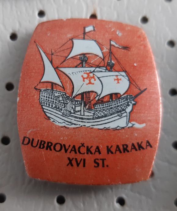 Značka Dubrovačka Karaka 16. stoletje ladja