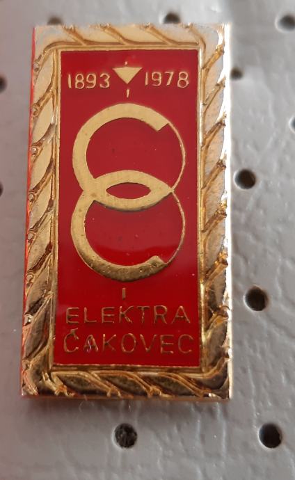 Značka Elektra Čakovec 1893/1978