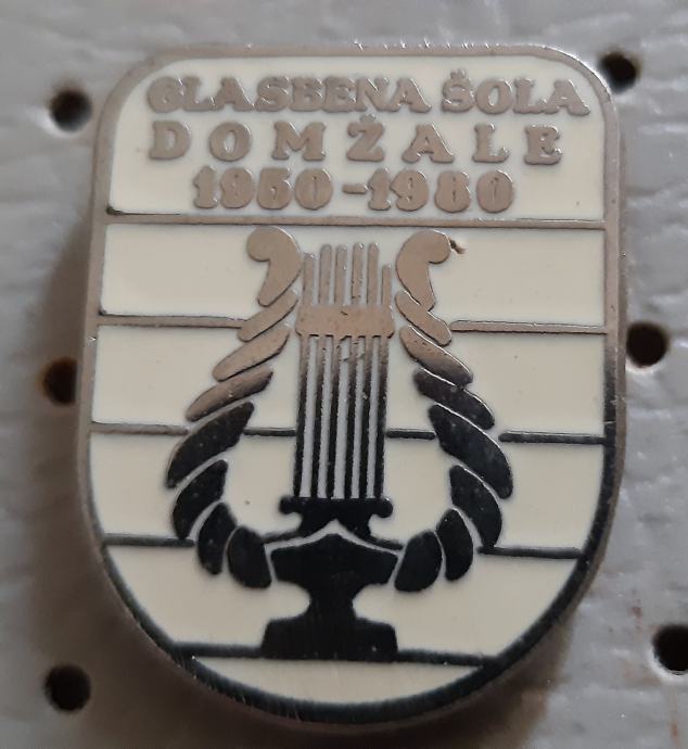 Značka Glasbena šola Domžale 1950/1980