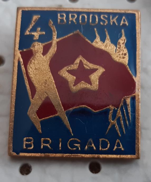 Značka NOB 4. Brodska brigada