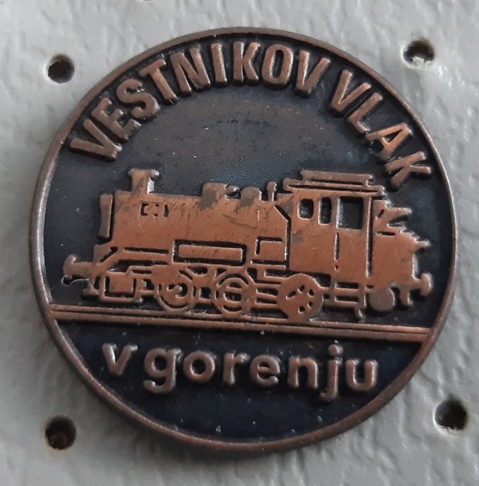 Značka Vestnikov vlak v Gorenju